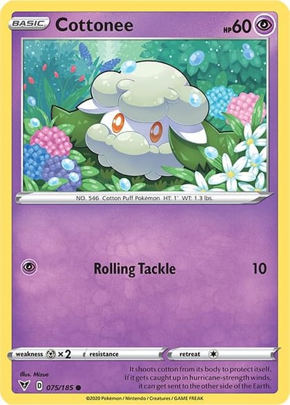 Cottonee, SWSH04: Vivid Voltage 075/185