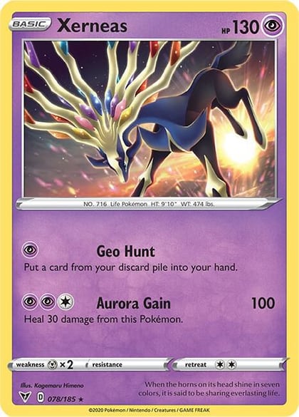 Xerneas, SWSH04: Vivid Voltage 078/185