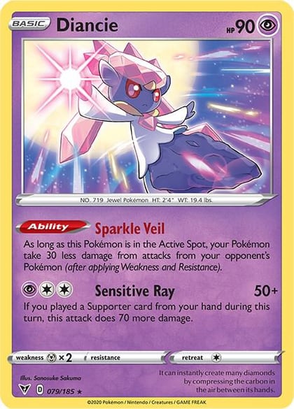 Diancie, SWSH04: Vivid Voltage 079/185