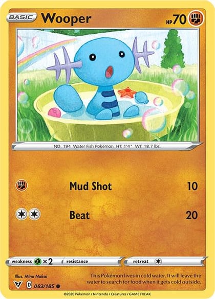 Wooper, SWSH04: Vivid Voltage 083/185