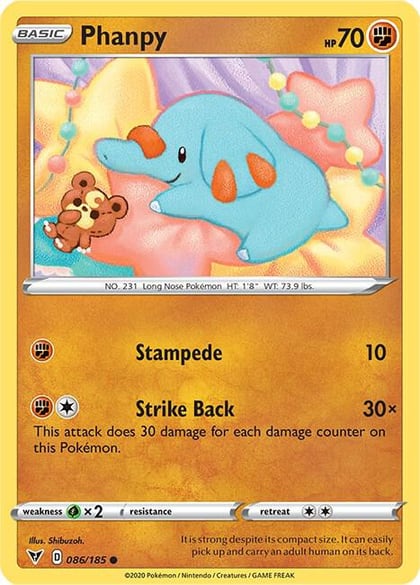 Phanpy, SWSH04: Vivid Voltage 086/185