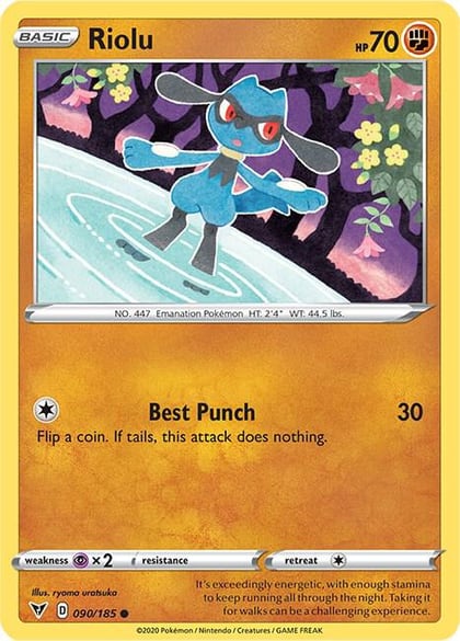 Riolu, SWSH04: Vivid Voltage 090/185