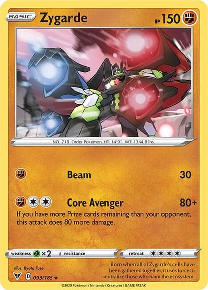 Zygarde, SWSH04: Vivid Voltage 093/185