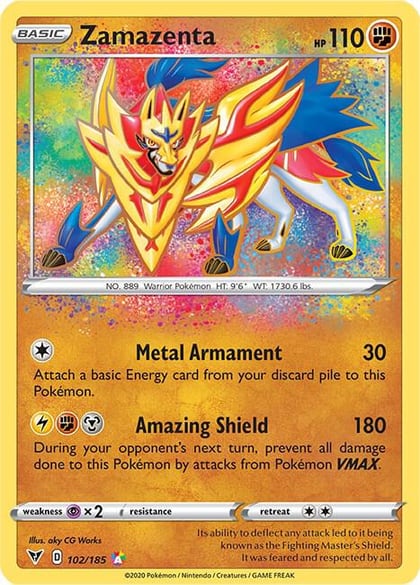 Zamazenta, SWSH04: Vivid Voltage 102/185
