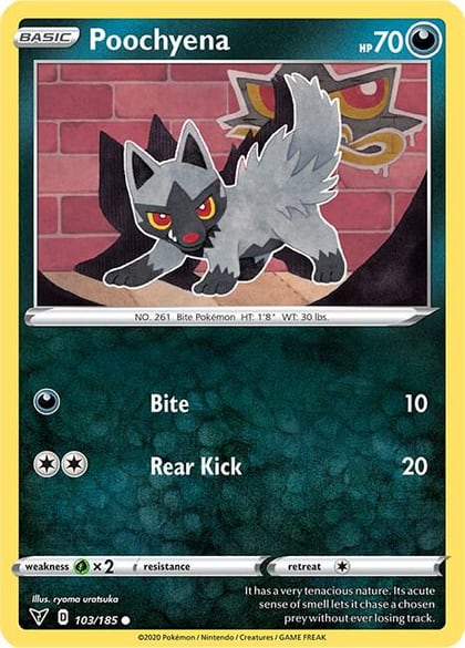 Poochyena, SWSH04: Vivid Voltage 103/185