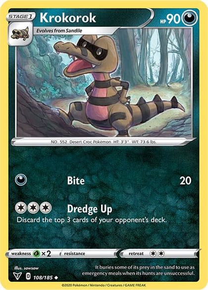 Krokorok, SWSH04: Vivid Voltage 108/185