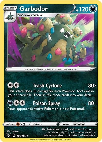 Garbodor, SWSH04: Vivid Voltage 111/185