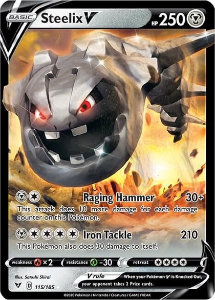 Steelix V, SWSH04: Vivid Voltage 115/185