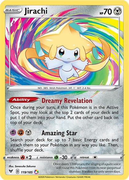 Jirachi, SWSH04: Vivid Voltage 119/185