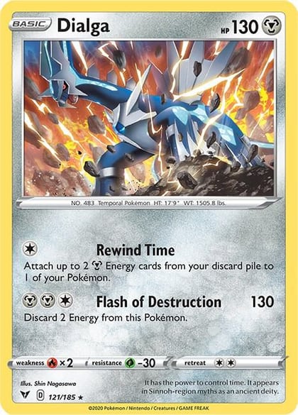 Dialga, SWSH04: Vivid Voltage 121/185