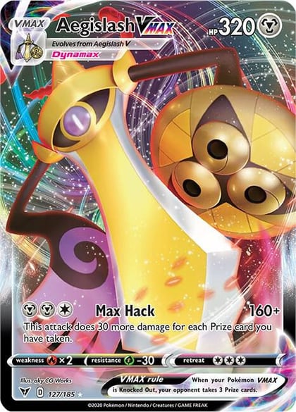 Aegislash VMAX, SWSH04: Vivid Voltage 127/185