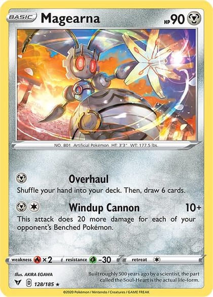 Magearna, SWSH04: Vivid Voltage 128/185