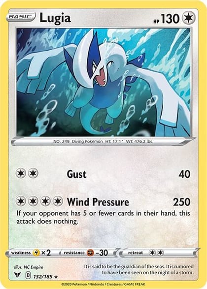 Lugia, SWSH04: Vivid Voltage 132/185