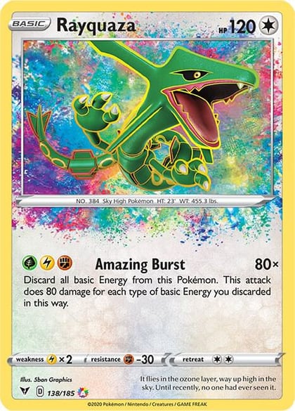 Rayquaza, SWSH04: Vivid Voltage 138/185