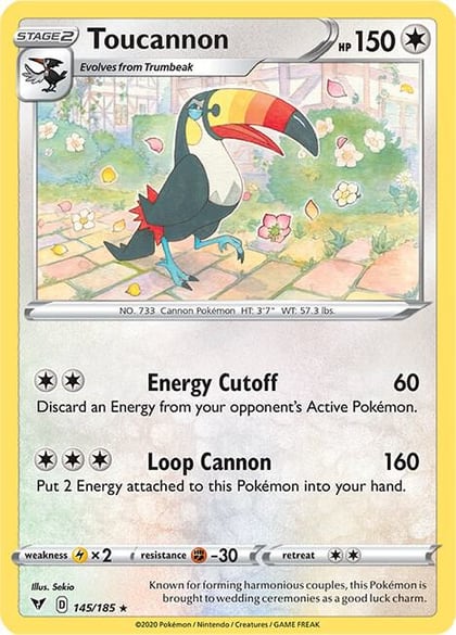 Toucannon, SWSH04: Vivid Voltage 145/185