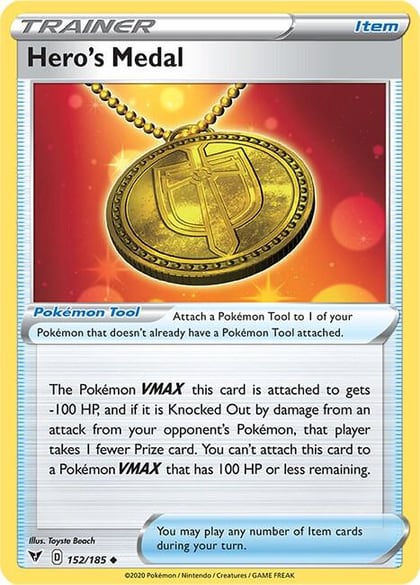 Hero's Medal, SWSH04: Vivid Voltage 152/185