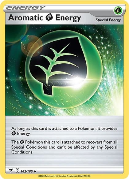 Aromatic Grass Energy, SWSH04: Vivid Voltage 162/185