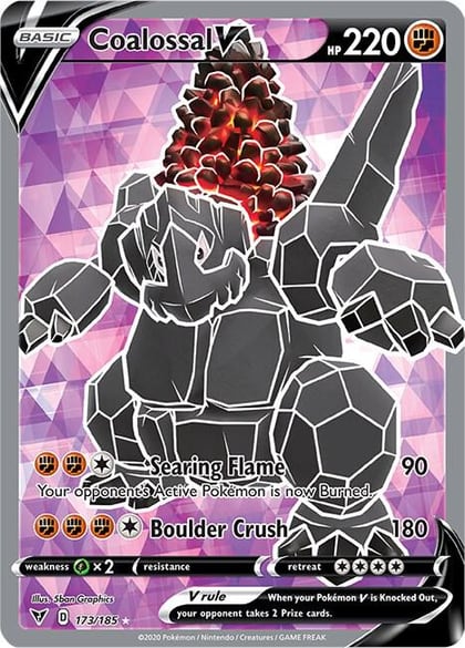 Coalossal V (Full Art), SWSH04: Vivid Voltage 173/185