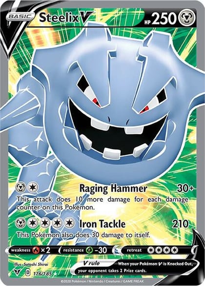 Steelix V (Full Art), SWSH04: Vivid Voltage 176/185