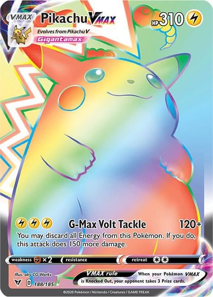Pikachu VMAX (Secret), SWSH04: Vivid Voltage 188/185