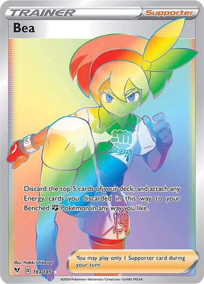 Bea (Secret), SWSH04: Vivid Voltage 193/185