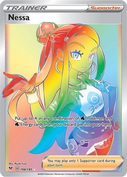Nessa (Secret), SWSH04: Vivid Voltage 196/185