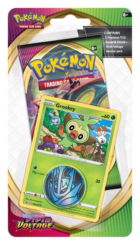Vivid Voltage Single Pack Blister [Grookey], SWSH04: Vivid Voltage P221746