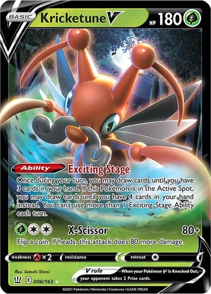 Kricketune V, SWSH05: Battle Styles 006/163