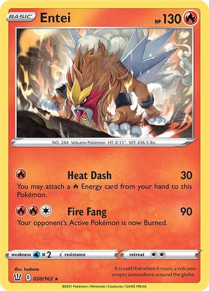 Entei, SWSH05: Battle Styles 020/163