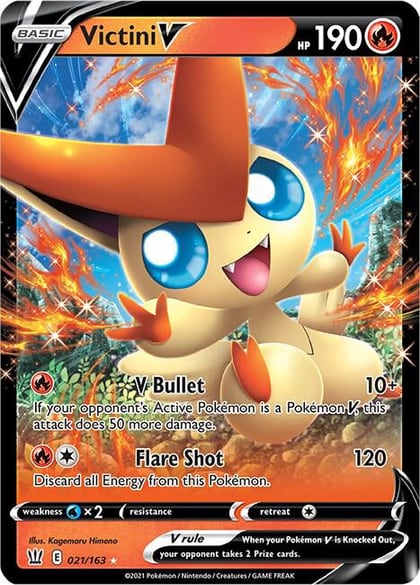 Victini V, SWSH05: Battle Styles 021/163