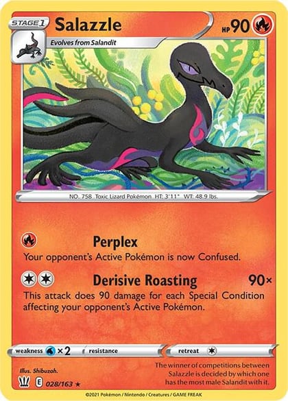 Salazzle, SWSH05: Battle Styles 028/163