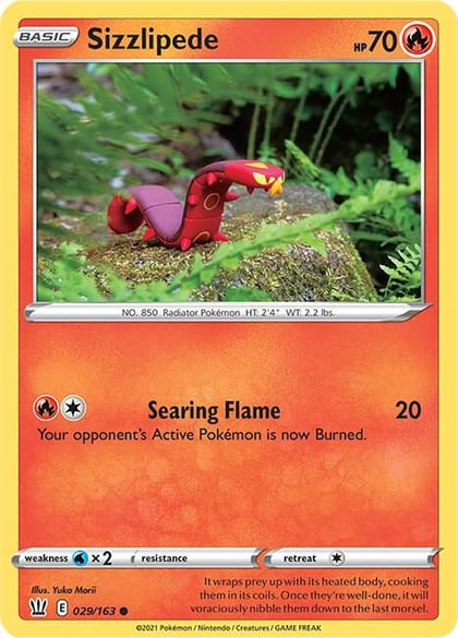 Sizzlipede, SWSH05: Battle Styles 029/163