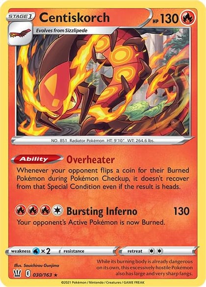 Centiskorch, SWSH05: Battle Styles 030/163