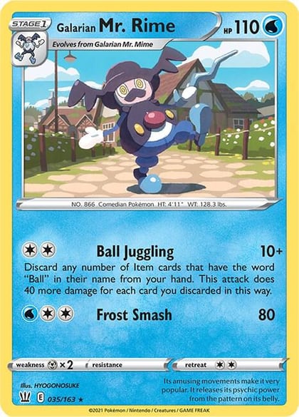 Galarian Mr. Rime, SWSH05: Battle Styles 035/163