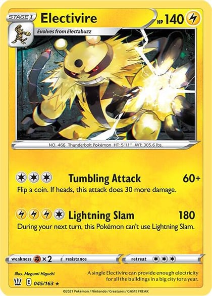 Electivire, SWSH05: Battle Styles 045/163