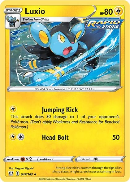 Luxio, SWSH05: Battle Styles 047/163