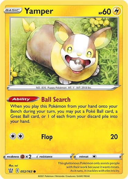 Yamper, SWSH05: Battle Styles 052/163