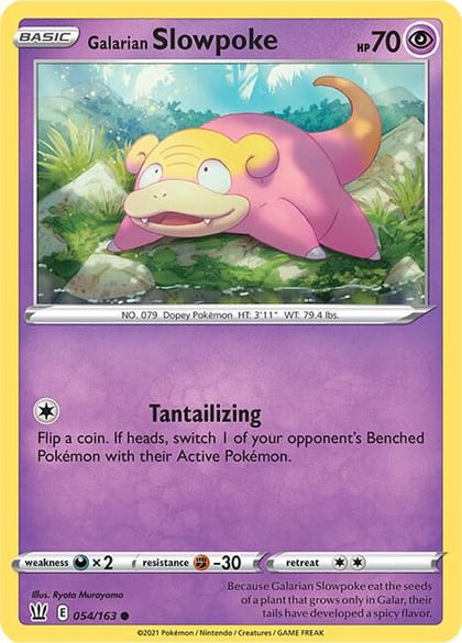 Galarian Slowpoke, SWSH05: Battle Styles 054/163