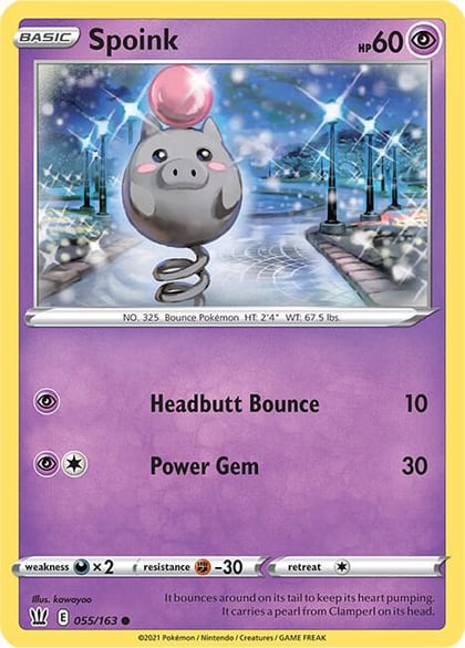 Spoink, SWSH05: Battle Styles 055/163