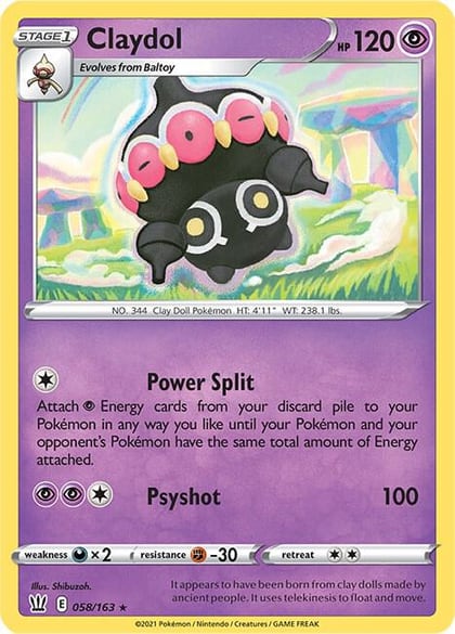 Claydol, SWSH05: Battle Styles 058/163