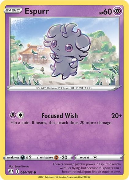 Espurr, SWSH05: Battle Styles 060/163
