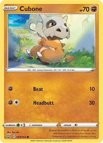 Cubone, SWSH05: Battle Styles 069/163