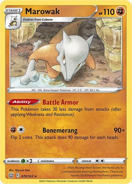 Marowak, SWSH05: Battle Styles 070/163