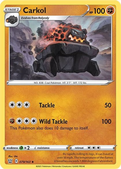 Carkol, SWSH05: Battle Styles 079/163