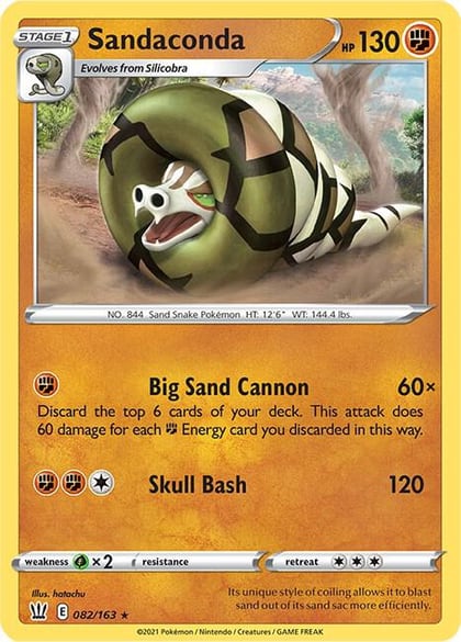 Sandaconda, SWSH05: Battle Styles 082/163