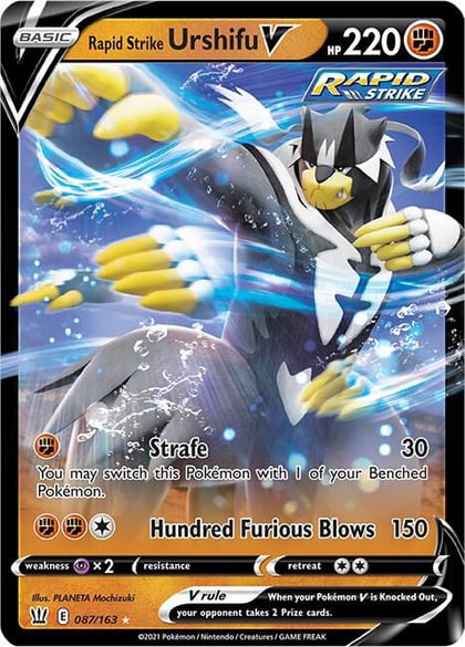 Rapid Strike Urshifu V, SWSH05: Battle Styles 087/163