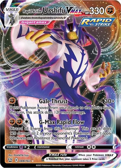 Rapid Strike Urshifu VMAX, SWSH05: Battle Styles 088/163