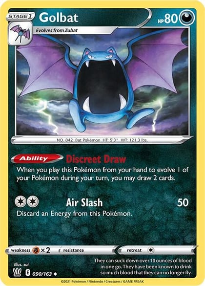 Golbat, SWSH05: Battle Styles 090/163