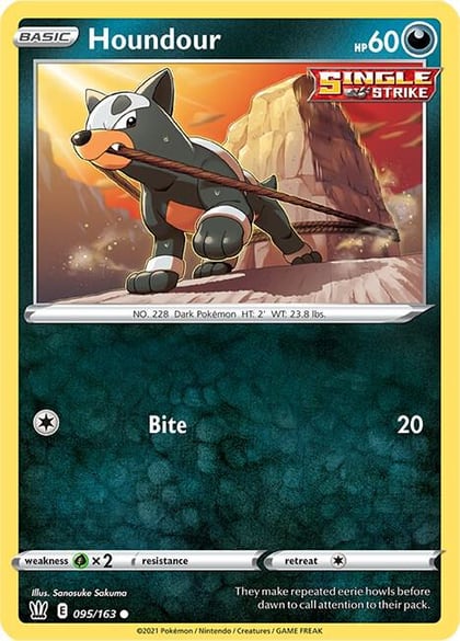 Houndour, SWSH05: Battle Styles 095/163