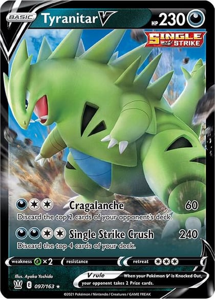 Tyranitar V, SWSH05: Battle Styles 097/163